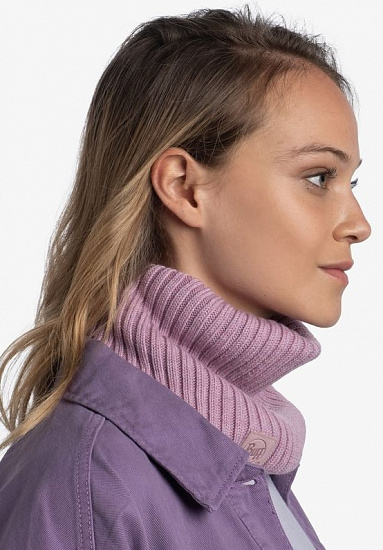 Шарф Buff Knitted Comfort Norval Pansy - Фото 4 большая
