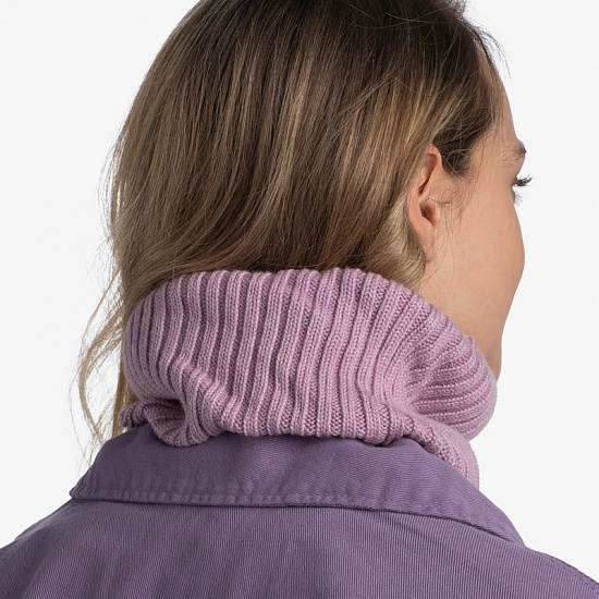 Шарф Buff Knitted Comfort Norval Pansy - Фото 5 большая