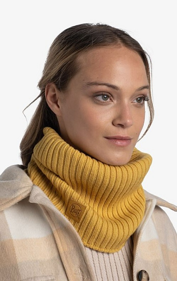 Шарф Buff Knitted Comfort Norval Honey - Фото 3 большая