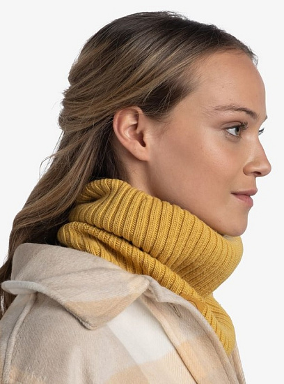 Шарф Buff Knitted Comfort Norval Honey - Фото 5 большая