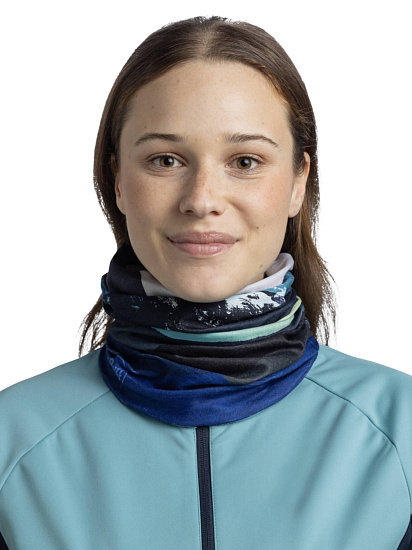 Бандана Buff Thermonet Munke Blue - Фото 3 большая