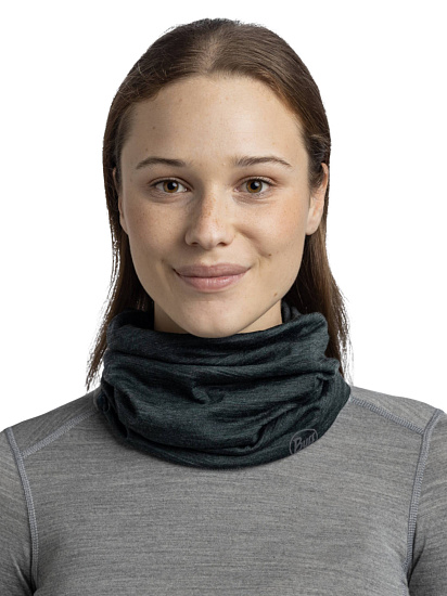 Бандана Buff Merino Lightweight Multistripes Forest - Фото 3 большая