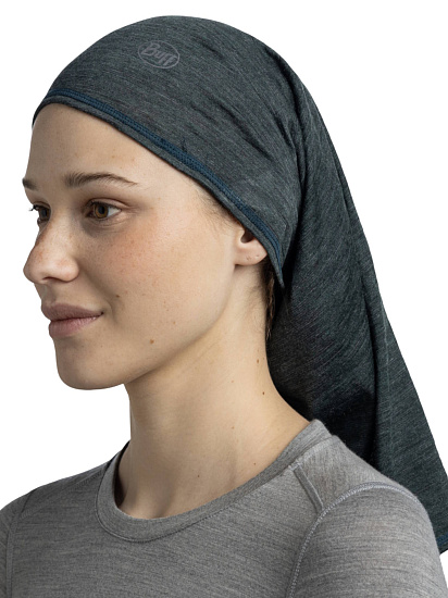 Бандана Buff Merino Lightweight Multistripes Forest - Фото 4 большая