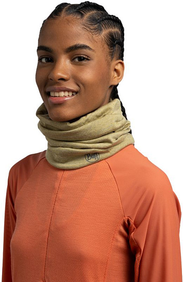 Бандана Buff Merino Midweight Melange Gingko - Фото 2 большая