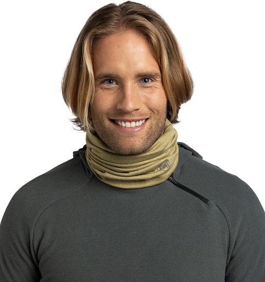 Бандана Buff Merino Midweight Melange Gingko - Фото 5 большая