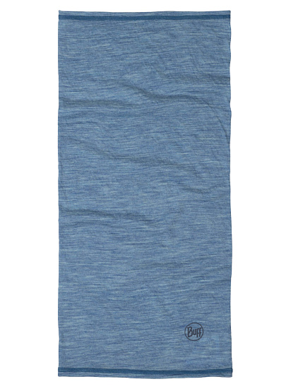 Бандана Buff Merino Lightweight Solid Lake Blue - Фото 2 большая