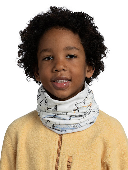Бандана детская Buff Original Bargy White - Фото 3 большая