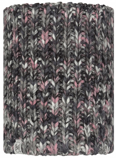Шарф детский Buff Child Knitted & Fleece Neckwarmer Lera Castlerock Grey - Фото 1 большая