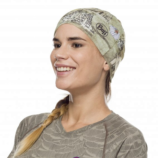 Бандана Buff CoolNet UV+ Licenses Neckwear Geo Topics Multi - Фото 2 большая