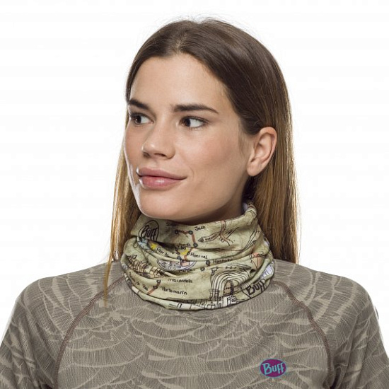 Бандана Buff CoolNet UV+ Licenses Neckwear Geo Topics Multi - Фото 4 большая