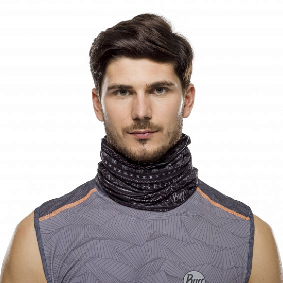 Бандана Buff CoolNet UV+ Neckwear Sadri Black - Фото 4 большая