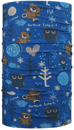 Бандана детская 4Fun Standart Garden blue - Фото 1 большая