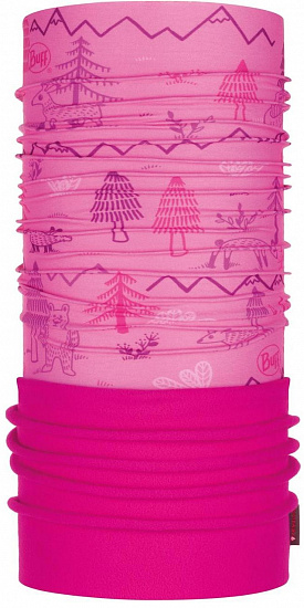 Бандана детская Buff Polar Baby Woods Pink - Фото 1 большая