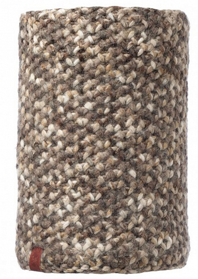 Шарф Buff Knitted&Polar Margo Brown Taupe - Фото 1 большая