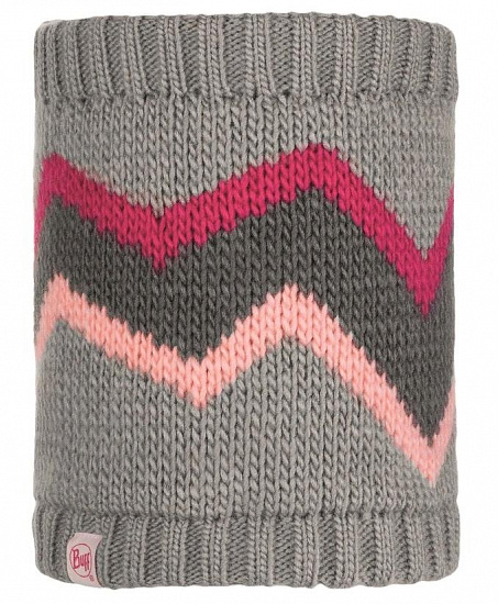 Шарф детский Buff Knitted&Polar Arild Grey - Фото 1 большая