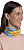 Бандана Buff CoolNet UV Adrai Multi - Фото 3 малая