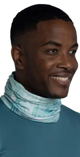Бандана Buff CoolNet UV Usture Seagrove Green - Фото 3 большая