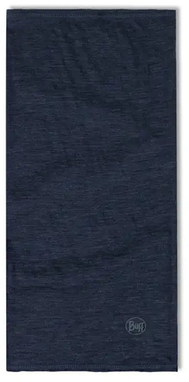 Бандана Buff Merino Lightweight Solid Night Blue - Фото 2 большая