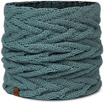 Шарф Buff Knitted & Fleece Caryn Blue Glass