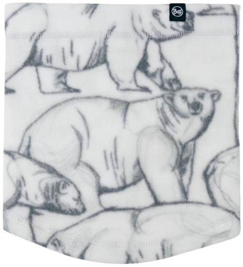 Шарф детский Buff Polar Prints Bargy White - Фото 2 большая