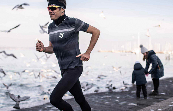 Повязка Compressport Thermo Ultralight Black - Фото 3 большая