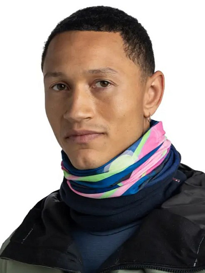Бандана Buff Polar Larto Midnight Navy - Фото 3 большая
