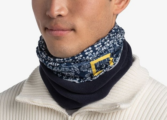 Бандана Buff Polar Kurzeme Dark Navy - Фото 6 большая