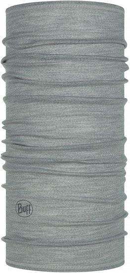 Бандана Buff Lightweight Merino Wool Solid Light Grey - Фото 1 большая
