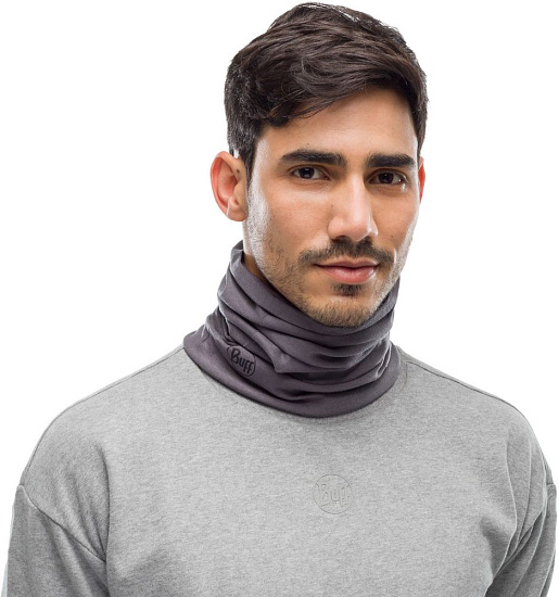 Бандана Buff Thermonet Solid Grey Castlerock - Фото 2 большая