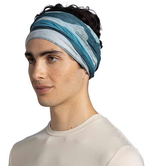Бандана Buff CoolNet UV Aler Teal - Фото 4 большая
