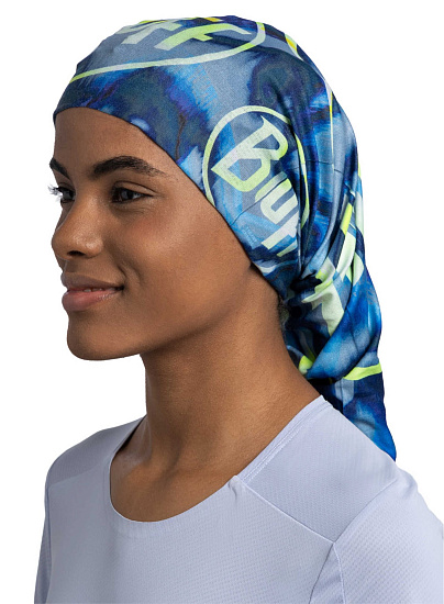 Бандана Buff CoolNet UV Atis Blue - Фото 4 большая