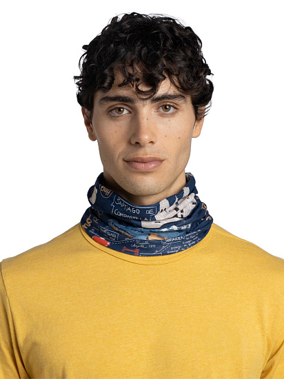 Бандана Buff CoolNet UV Camino Norte Navy - Фото 3 большая