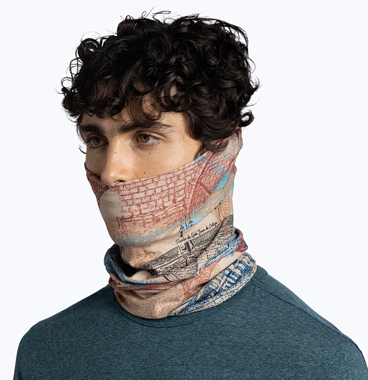 Бандана Buff CoolNet UV Camino Puentes Cloud - Фото 4 большая