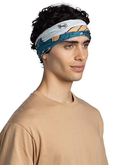 Бандана Buff CoolNet UV Nive Teal - Фото 4 большая
