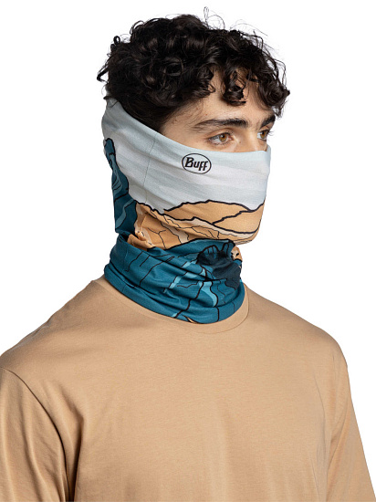 Бандана Buff CoolNet UV Nive Teal - Фото 5 большая
