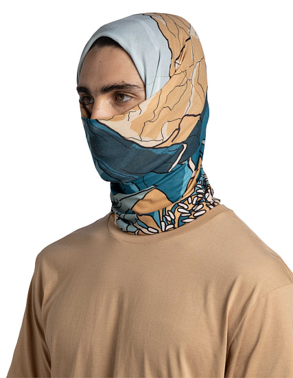 Бандана Buff CoolNet UV Nive Teal - Фото 9 большая