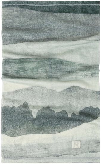Бандана Buff Merino Lightweight Prints Aler Grey - Фото 2 большая
