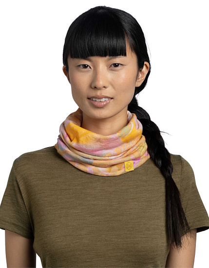 Бандана Buff Merino Lightweight Prints Esmerald  - Фото 3 большая