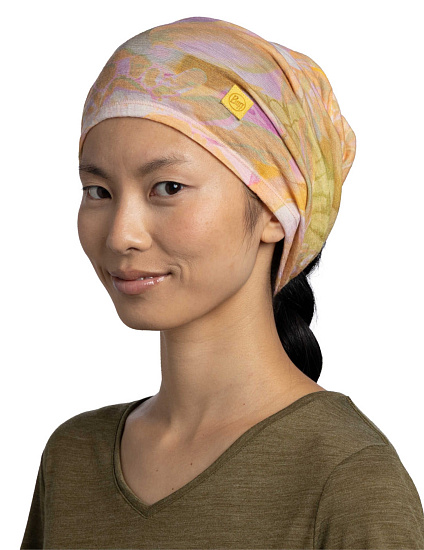 Бандана Buff Merino Lightweight Prints Esmerald  - Фото 4 большая