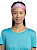 Повязка Buff CoolNet UV Slim Headband Esmerald Fluor Fuchsia - Фото 2 малая