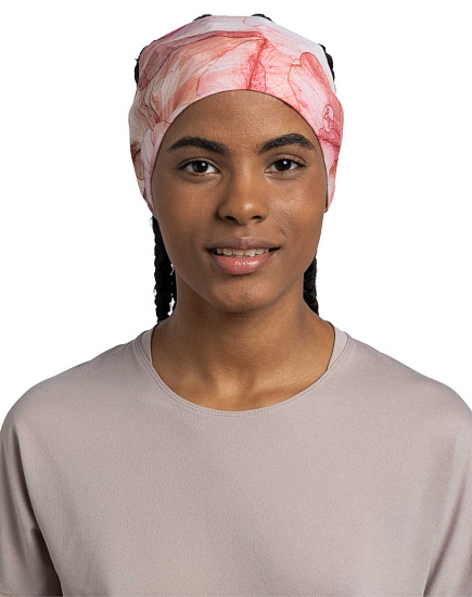 Повязка Buff CoolNet UV Wide Headband Senia Azalea - Фото 2 большая