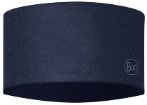 Повязка Buff CoolNet UV Wide Headband Solid Night Blue