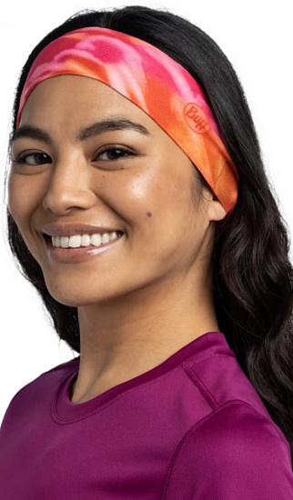Повязка Buff CoolNet UV Slim Headband Exonias Multi - Фото 2 большая