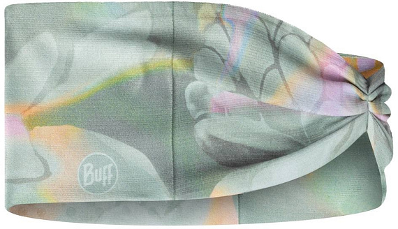 Повязка Buff CoolNet UV Ellipse Headband Esmerald Seagrove Green - Фото 2 большая