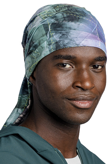 Бандана Buff Coolnet UV+ Campast Green - Фото 5 большая