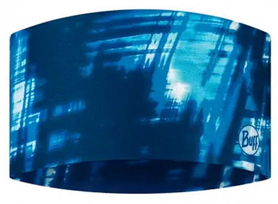 Повязка Buff Coolnet UV+ Wide Blue Attel - Фото 1 большая