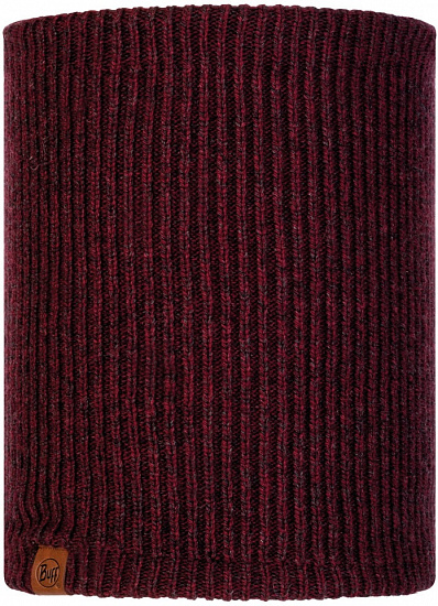Шарф Buff Knitted&Polar Neckwarmer Lyne Maroon - Фото 1 большая