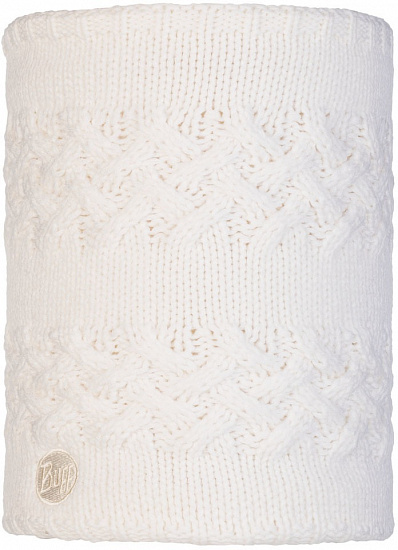 Шарф Buff Knitted&Polar Neckwarmer Savva White - Фото 1 большая