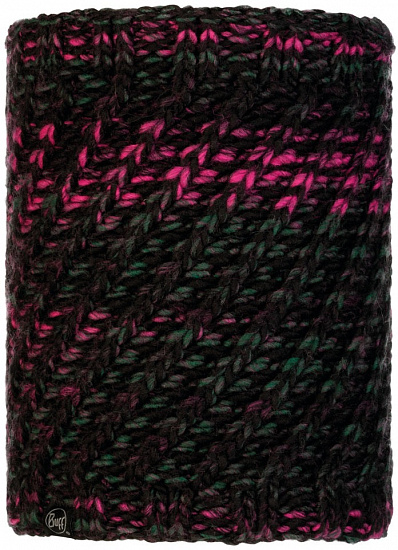 Шарф Buff Knitted&Polar Neckwarmer Valya Black - Фото 1 большая