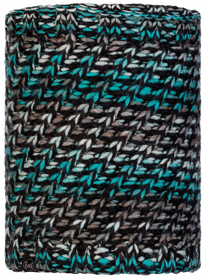 Шарф Buff Knitted&Polar Neckwarmer Valya Turquoise - Фото 1 большая